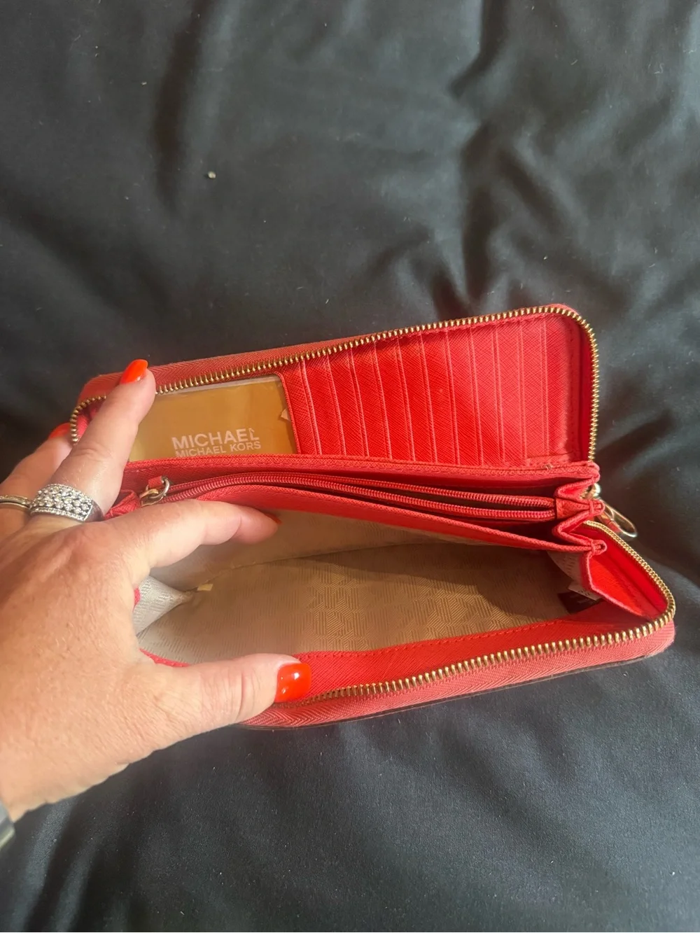 Michael Kors red michael